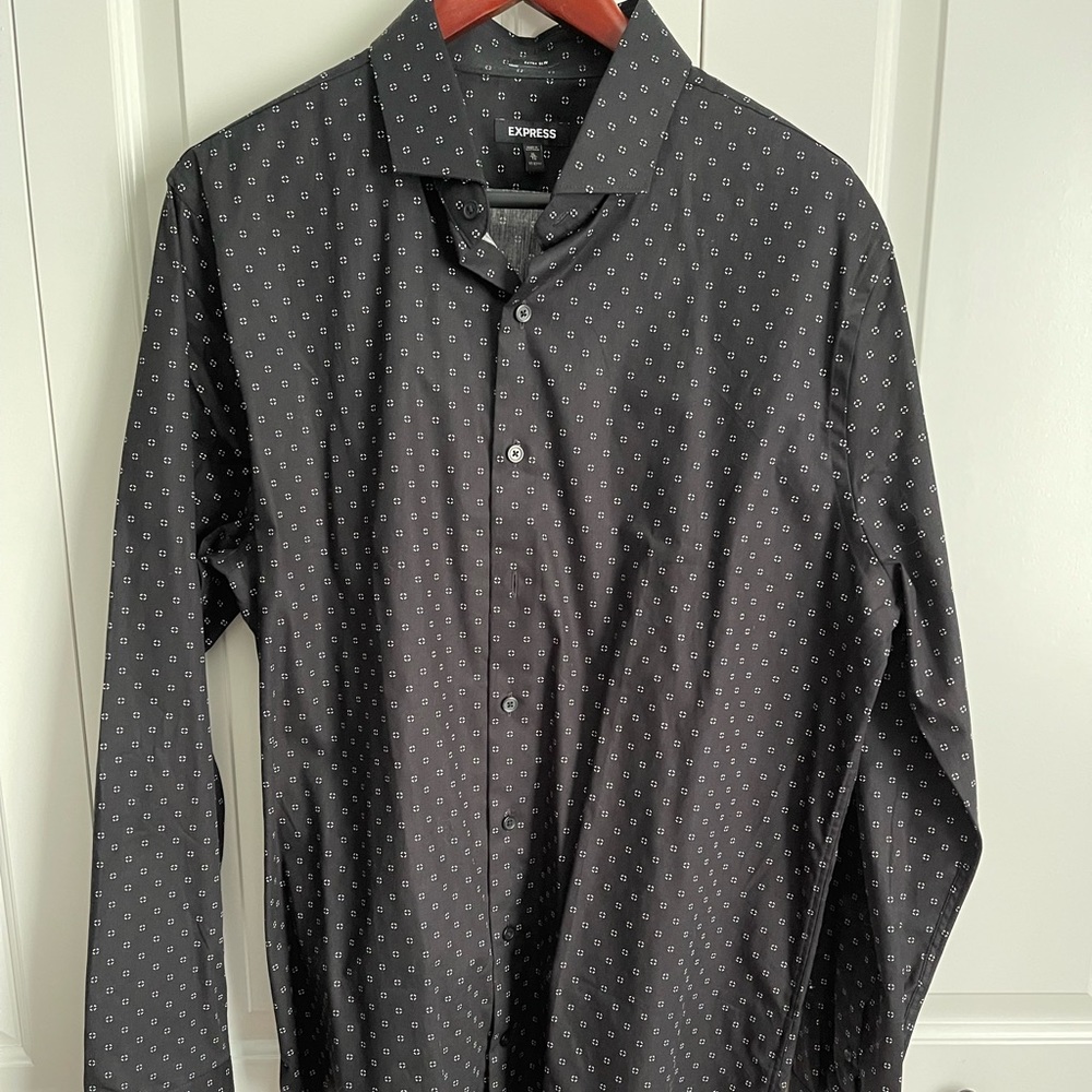 Mens XL Express button down dress shirt - business or casual! New without tags